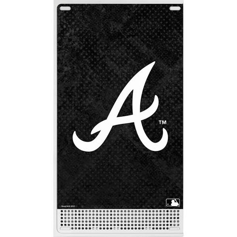 MLB Atlanta Braves Dark Wash Xbox Series S Console Skin